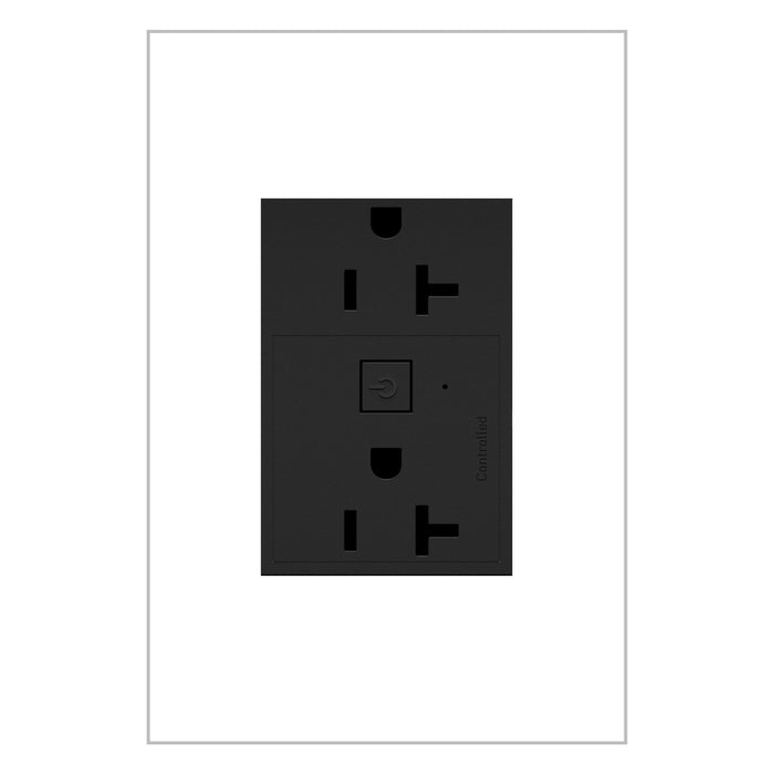 Legrand WNAR203G1 Adorne Plus-Sized 20A Outlet, Graphite Alternate Image 2