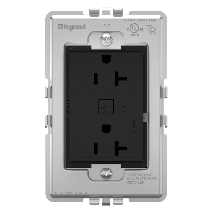 Legrand WNAR203G1 Adorne Plus-Sized 20A Outlet, Graphite Alternate Image 6