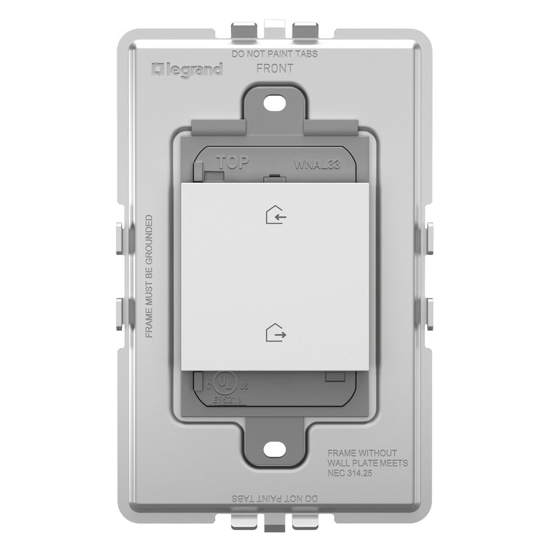 adorne® WNAL33W1 Home/Away Wireless Smart Switch with Netatmo, White Alternate Image 6.jpg