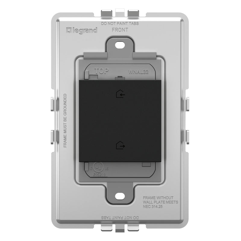 adorne® WNAL33G1 Home/Away Wireless Smart Switch with Netatmo, Graphite Alternate Image 6.jpg