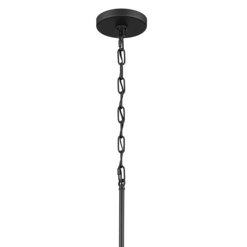 Kichler 52436BK Five Light Chandelier, Black (4)