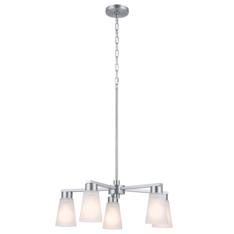 Kichler 52436NI Five Light Chandelier, Brushed Nickel (2)