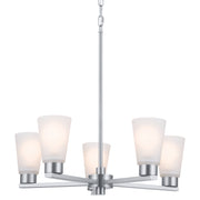 Kichler 52436NI Five Light Chandelier, Brushed Nickel (3)