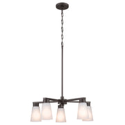 Kichler 52436OZ Five Light Chandelier, Olde Bronze (2)