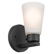 Kichler 52437BK One Light Wall Sconce, Black (2)