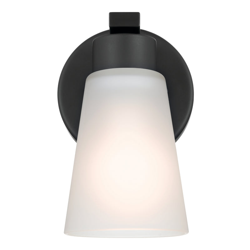 Kichler 52437BK One Light Wall Sconce, Black (3)