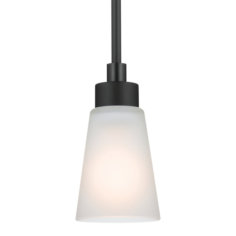 Kichler 52444BK One Light Mini Pendant, Black (4)