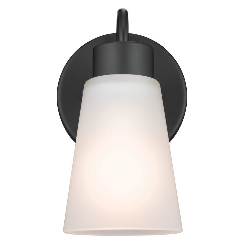 Kichler 52445BK One Light Wall Sconce, Black (3)
