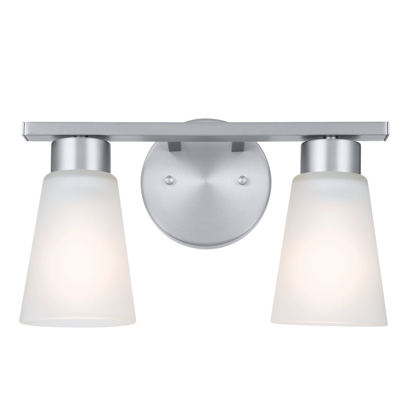Kichler 55120NI Two Light Bath, Brushed Nickel (3)
