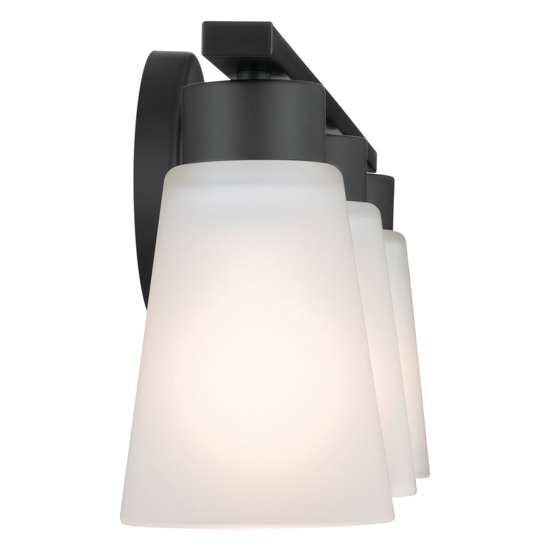 Kichler 55121BK Three Light Bath, Black (4)