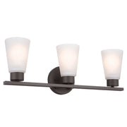 Kichler 55121OZ Three Light Bath, Olde Bronze (2)