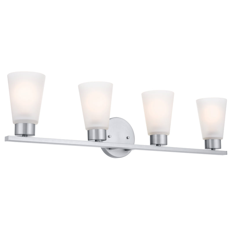 Kichler 55122NI Four Light Bath, Brushed Nickel (2)