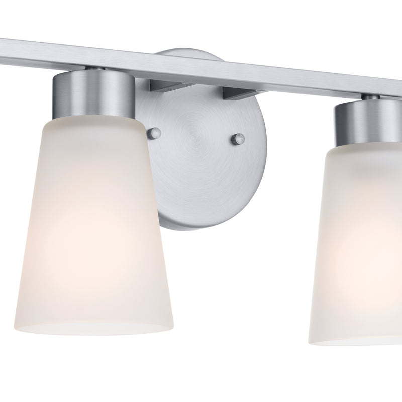Kichler 55122NI Four Light Bath, Brushed Nickel (5)