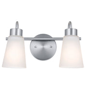 Kichler 55125NI Two Light Bath, Brushed Nickel (3)