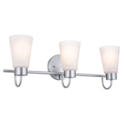 Kichler 55126NI Three Light Bath, Brushed Nickel (2)