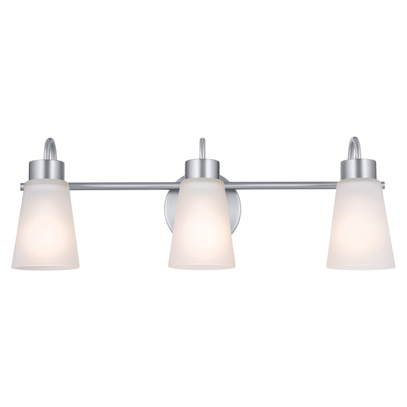 Kichler 55126NI Three Light Bath, Brushed Nickel (3)