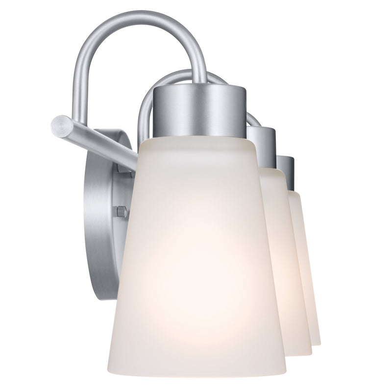Kichler 55126NI Three Light Bath, Brushed Nickel (4)