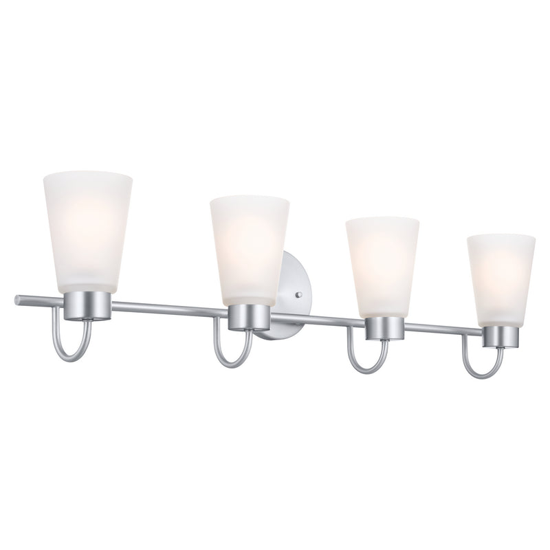 Kichler 55127NI Four Light Bath, Brushed Nickel (2)