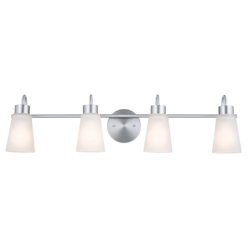 Kichler 55127NI Four Light Bath, Brushed Nickel (3)