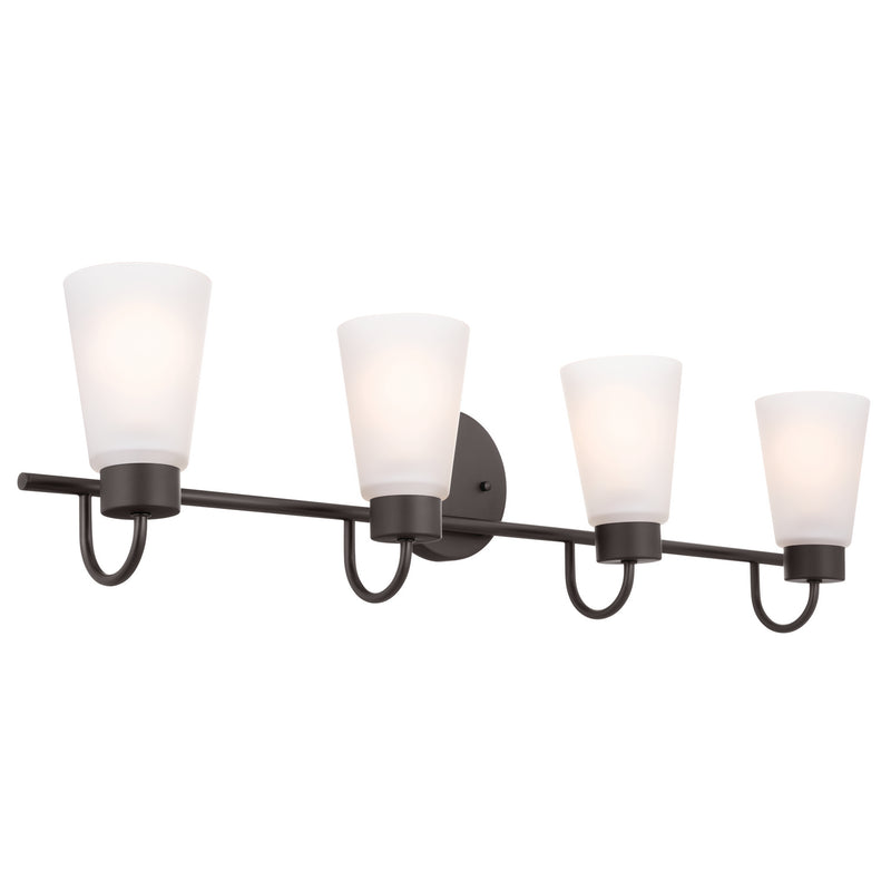 Kichler 55127OZ Four Light Bath, Olde Bronze (2)