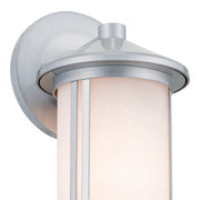 Kichler 59098BA One Light Outdoor Wall Mount, Brushed Aluminum (2)
