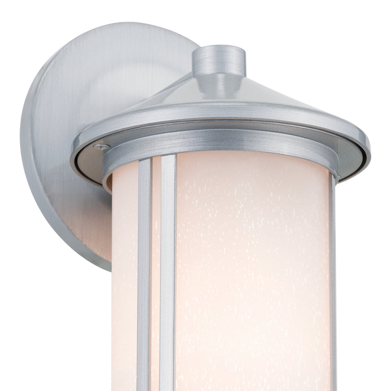 Kichler 59098BA One Light Outdoor Wall Mount, Brushed Aluminum (2)