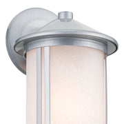 Kichler 59099BA One Light Outdoor Wall Mount, Brushed Aluminum (2)