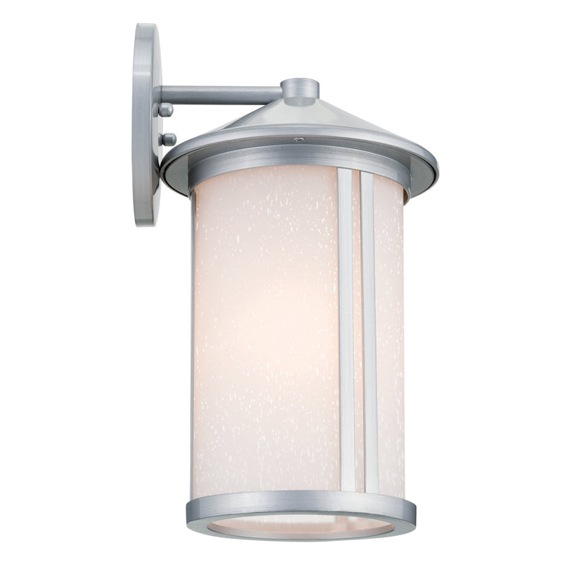 Kichler 59099BA One Light Outdoor Wall Mount, Brushed Aluminum (4)