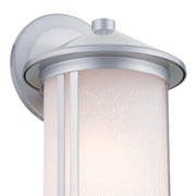 Kichler 59100BA One Light Outdoor Wall Mount, Brushed Aluminum (2)