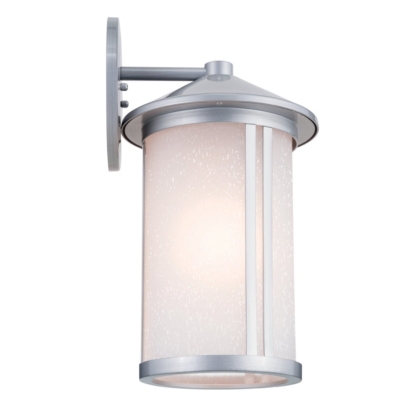 Kichler 59100BA One Light Outdoor Wall Mount, Brushed Aluminum (4)