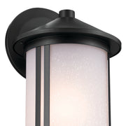 Kichler 59100BK One Light Outdoor Wall Mount, Black (2)