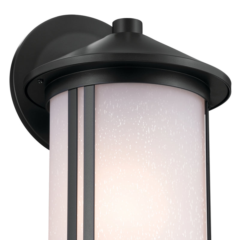 Kichler 59100BK One Light Outdoor Wall Mount, Black (2)