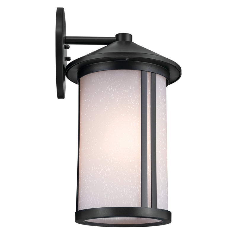 Kichler 59100BK One Light Outdoor Wall Mount, Black (4)