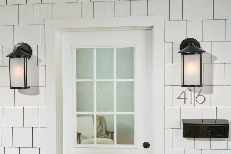 Kichler 59100BK One Light Outdoor Wall Mount, Black (6)