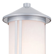 Kichler 59101BA One Light Outdoor Post Mount, Brushed Aluminum (2)