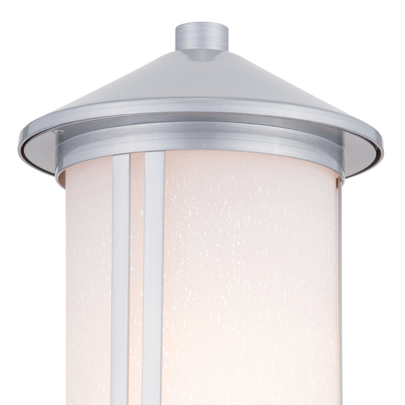 Kichler 59101BA One Light Outdoor Post Mount, Brushed Aluminum (2)