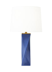 Visual Comfort Studio CT1211FRB1 Lagos One Light Table Lamp, Frosted Blue Alternate Image.jpg