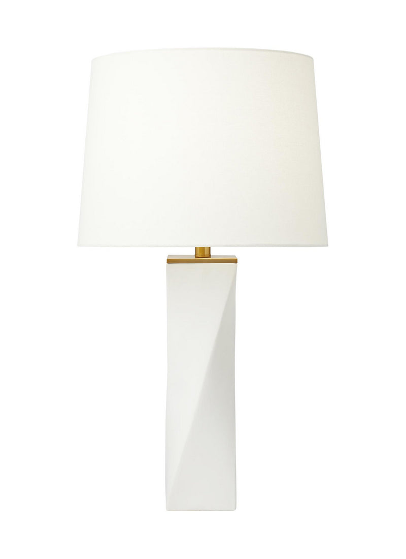 Visual Comfort Studio CT1211WL1 Lagos One Light Table Lamp, White Leather Alternate Image.jpg