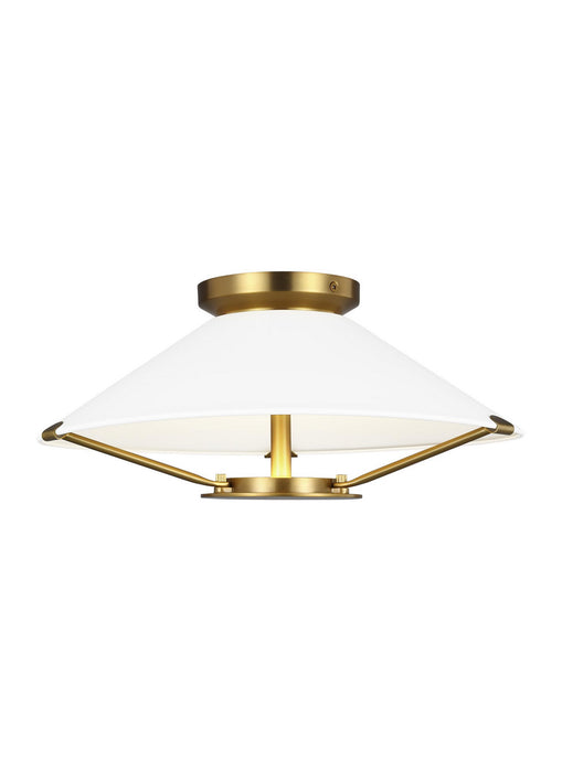 Visual Comfort Studio CF1091BBS Ultra-Light LED Flush Mount, Burnished Brass Alternate Image.jpg