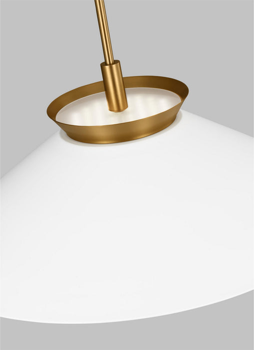 Visual Comfort Studio CP1331BBS Ultra Light LED Pendant, Burnished Brass Alternate Image.jpg