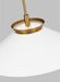 Visual Comfort Studio CP1331BBS Ultra Light LED Pendant, Burnished Brass Alternate Image.jpg