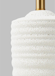 Visual Comfort Studio CT1201PRW1 Waveland One Light Table Lamp, Porous White Alternate Image.jpg