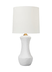 Visual Comfort Studio HT1021MWC1 Bone One Light Table Lamp, Matte White Ceramic Alternate Image.jpg