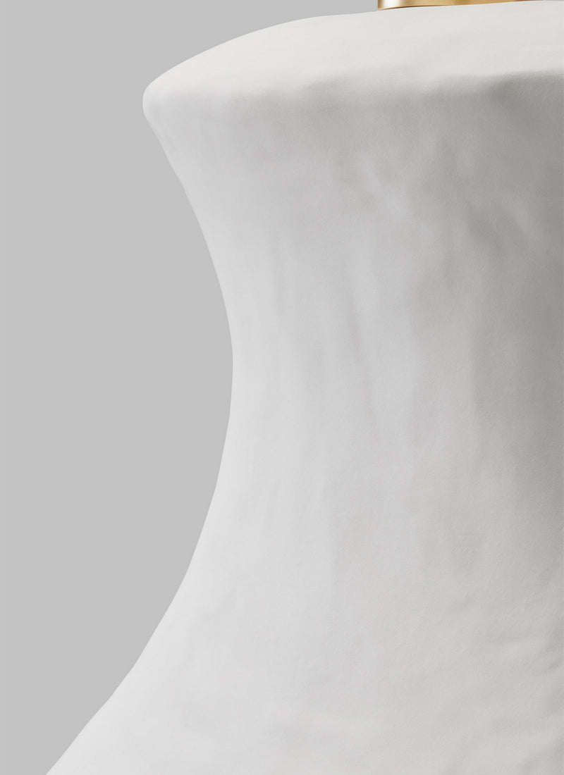 Visual Comfort Studio HT1021MWC1 Bone One Light Table Lamp, Matte White Ceramic Alternate Image 2.jpg