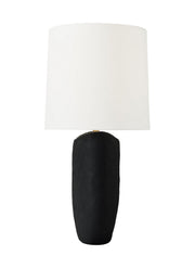 Visual Comfort Studio HT1031RBC1 Cenotes One Light Table Lamp, Rough Black Ceramic Alternate Image.jpg