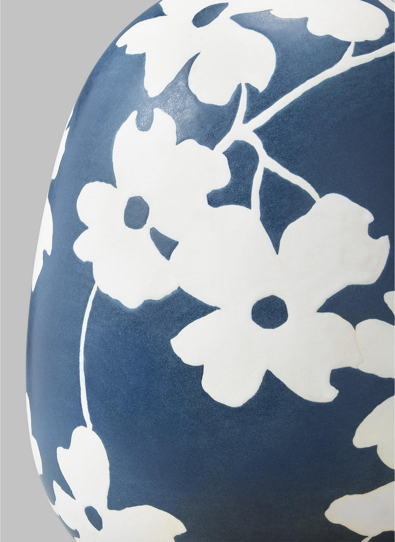 Visual Comfort Studio HT1001WLSMNB1 Lila One Light Table Lamp, Semi Matte Navy Blue Alternate Image 2.jpg