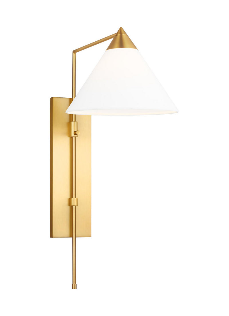 Visual Comfort Studio KWL1121BBS Franklin One Light Wall Sconce, Burnished Brass Alternate Image.jpg