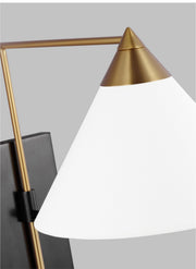 Visual Comfort Studio KWL1121BBSBNZ Franklin One Light Wall Sconce, Burnished Brass and Deep Bronze Alternate Image 2.jpg
