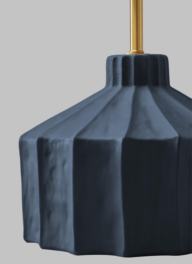 Visual Comfort Studio KT1321MMBW1 Veneto One Light Table Lamp, Matte Medium Blue Wash Alternate Image.jpg