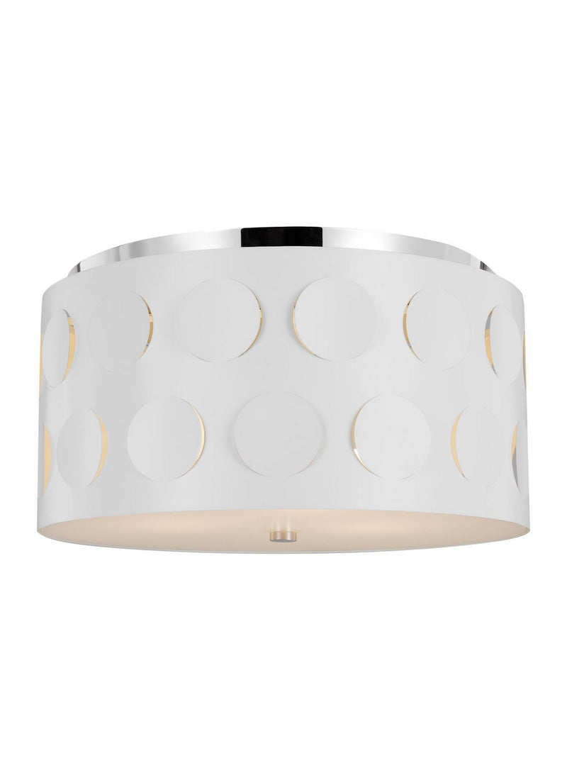 Visual Comfort Studio KSF1013PN Dottie Three Light Flush Mount, Polished Nickel Alternate Image.jpg